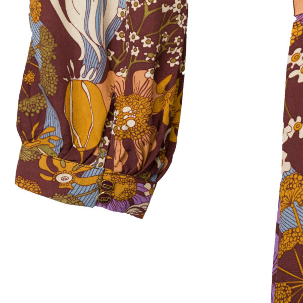 Choco Floreal Dress | DIEGO ZORODDU