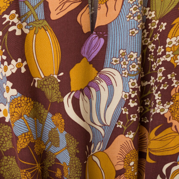 Choco Floreal Dress | DIEGO ZORODDU