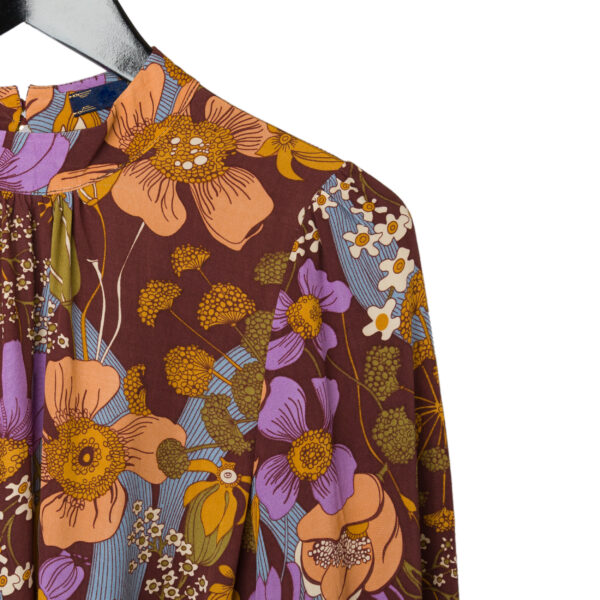 Choco Floreal Dress | DIEGO ZORODDU