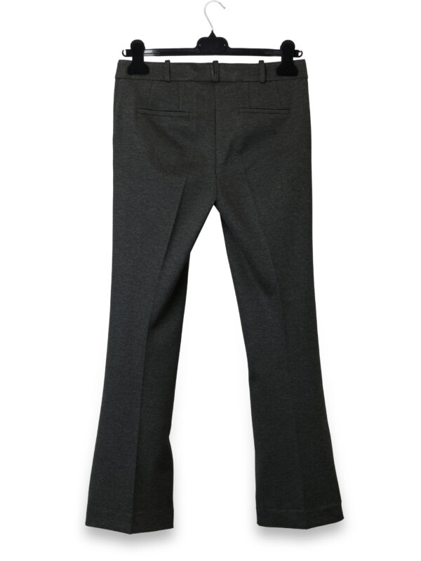 Grey Mélange Flared Pants | DIEGO ZORODDU