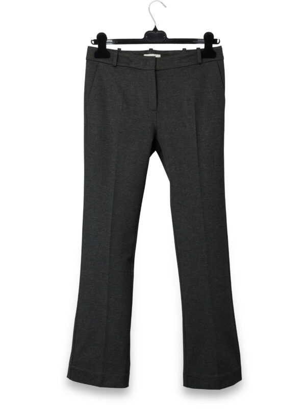 Grey Mélange Flared Pants | DIEGO ZORODDU