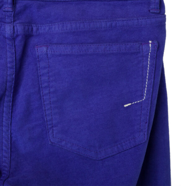 Flared Violet Pants | DIEGO ZORODDU