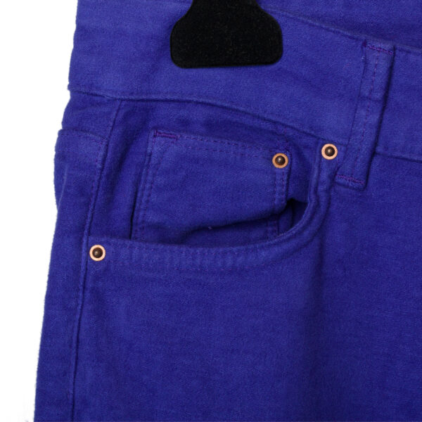 Flared Violet Pants | DIEGO ZORODDU