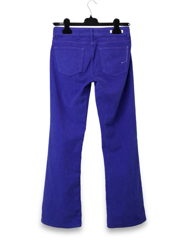 Flared Violet Pants | DIEGO ZORODDU