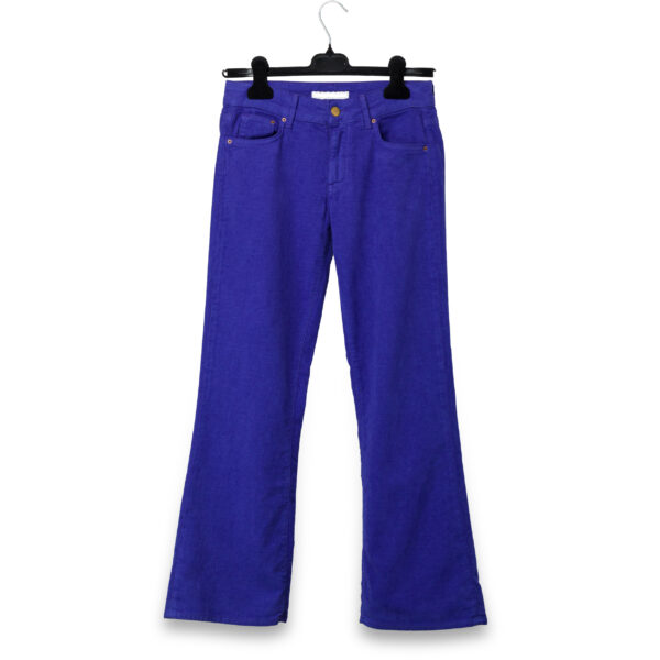 Flared Violet Pants | DIEGO ZORODDU