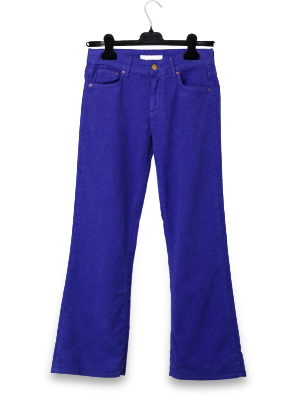 Flared Violet Pants | DIEGO ZORODDU