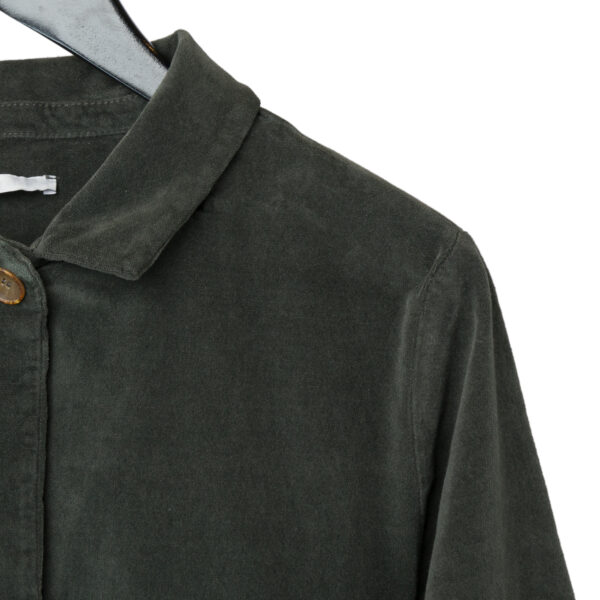 Flared Grey Green Jacket | DIEGO ZORODDU
