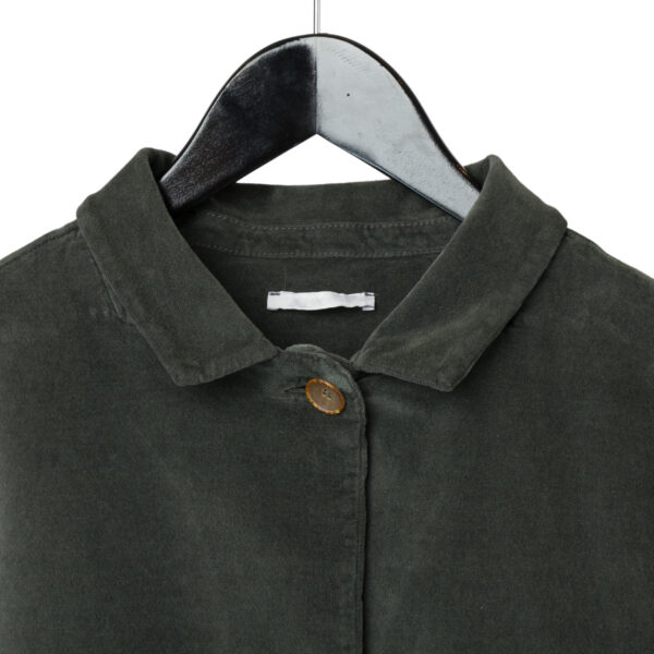 Flared Grey Green Jacket | DIEGO ZORODDU