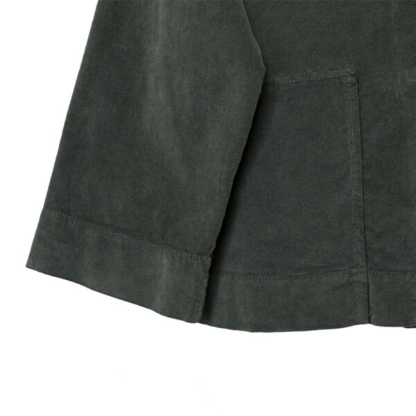 Flared Grey Green Jacket | DIEGO ZORODDU