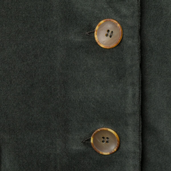 Flared Grey Green Jacket | DIEGO ZORODDU