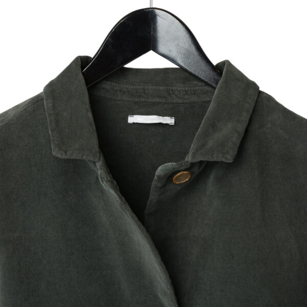 Flared Grey Green Jacket | DIEGO ZORODDU