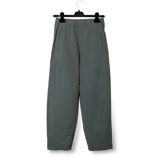 Grey Curved Pants | DIEGO ZORODDU