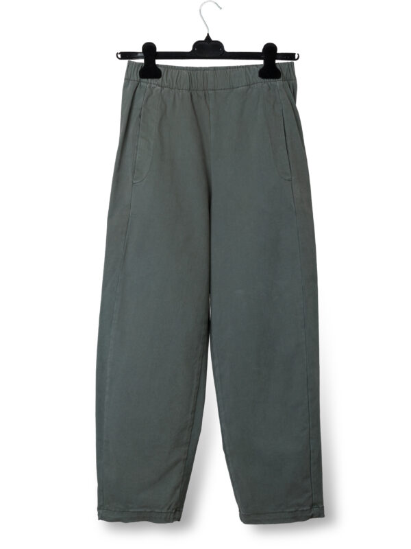 Grey Curved Pants | DIEGO ZORODDU