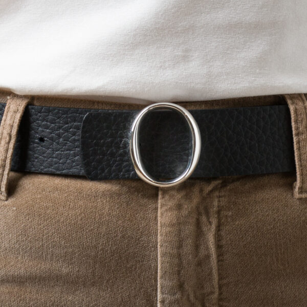 Reversible Oval Blue Belt | DIEGO ZORODDU
