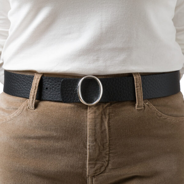 Reversible Oval Blue Belt | DIEGO ZORODDU