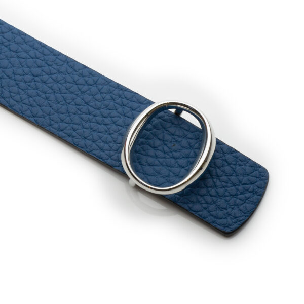 Reversible Oval Blue Belt | DIEGO ZORODDU