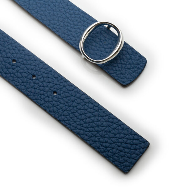 Reversible Oval Blue Belt | DIEGO ZORODDU