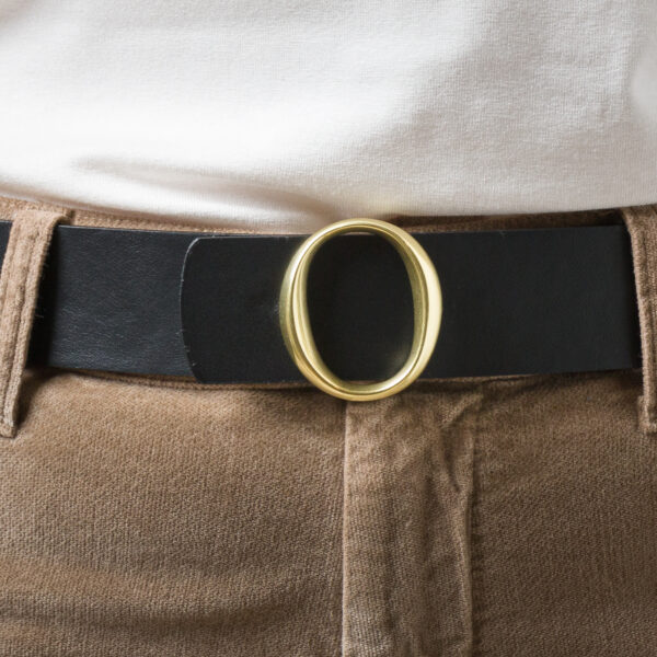 Reversible Oval Mustard Belt | DIEGO ZORODDU