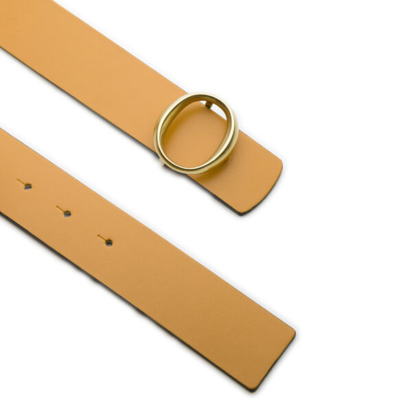 Reversible Oval Mustard Belt | DIEGO ZORODDU