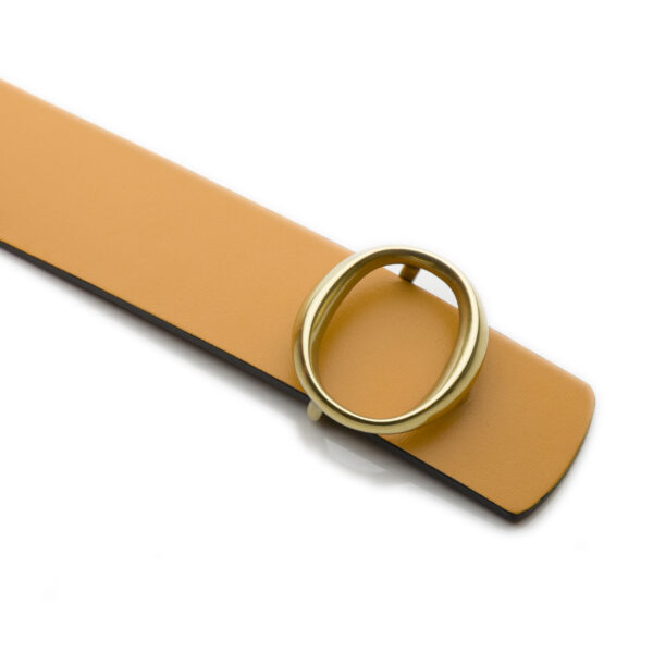 Reversible Oval Mustard Belt | DIEGO ZORODDU