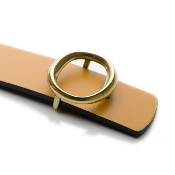 Reversible Oval Mustard Belt | DIEGO ZORODDU