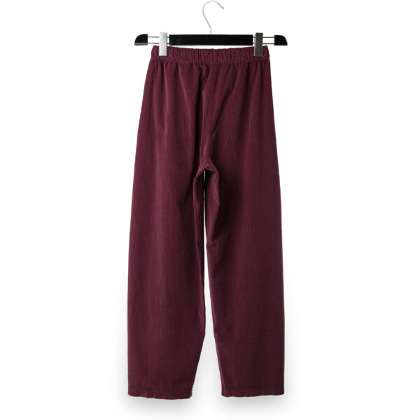 Wine Curved Pants | DIEGO ZORODDU