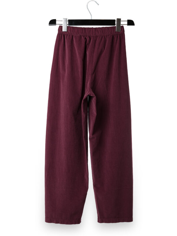 Wine Curved Pants | DIEGO ZORODDU