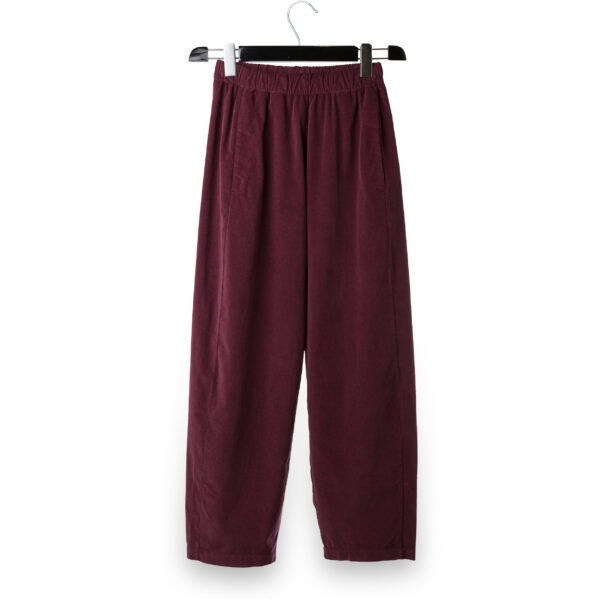 Wine Curved Pants | DIEGO ZORODDU