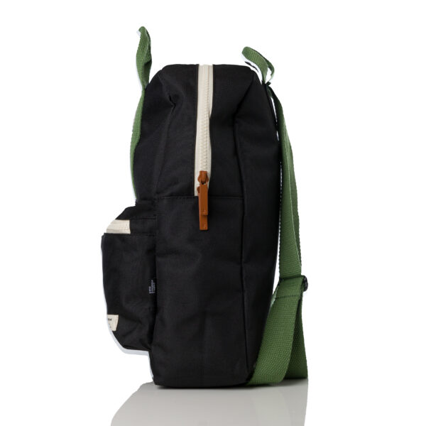 Black Ivory Round Backpack | DIEGO ZORODDU
