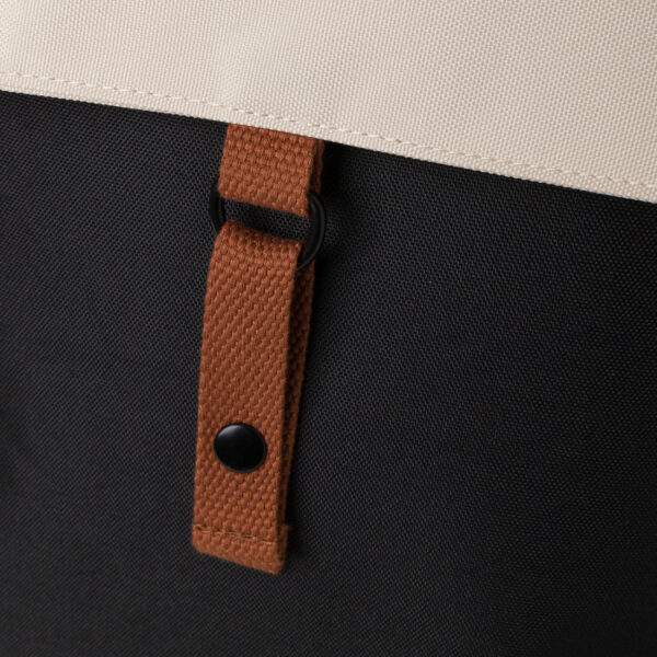 Bicolor Square Black Backpack | DIEGO ZORODDU