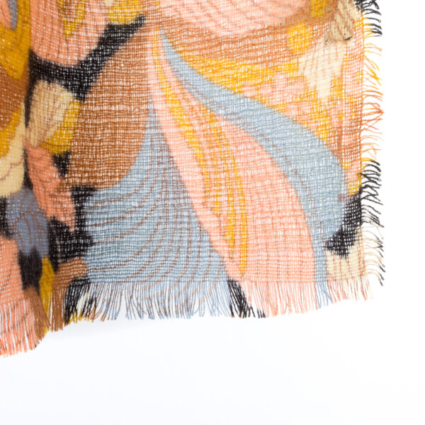 Multifloreal Gold Scarf | DIEGO ZORODDU