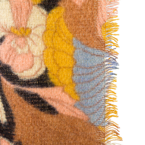 Multifloreal Gold Scarf | DIEGO ZORODDU