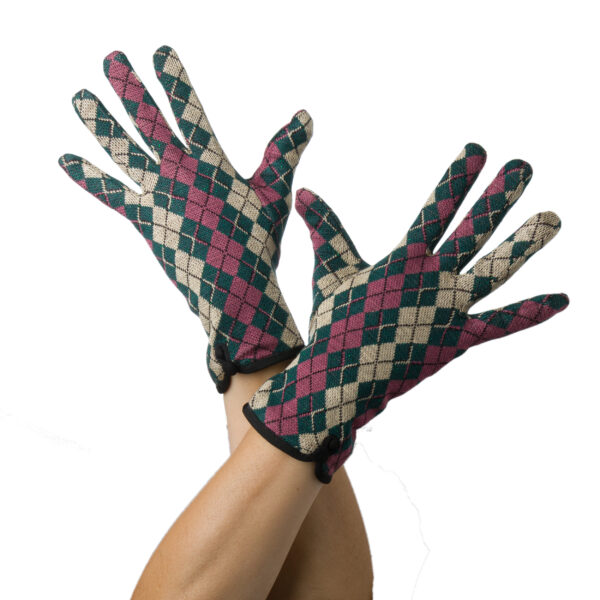 Gloves Geometric Cyclamen | DIEGO ZORODDU