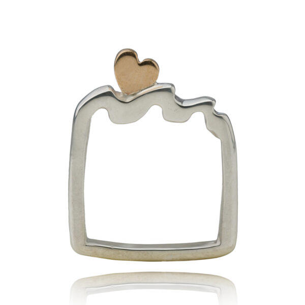 Onda e Cuore Bronzo Brillante | DIEGO ZORODDU