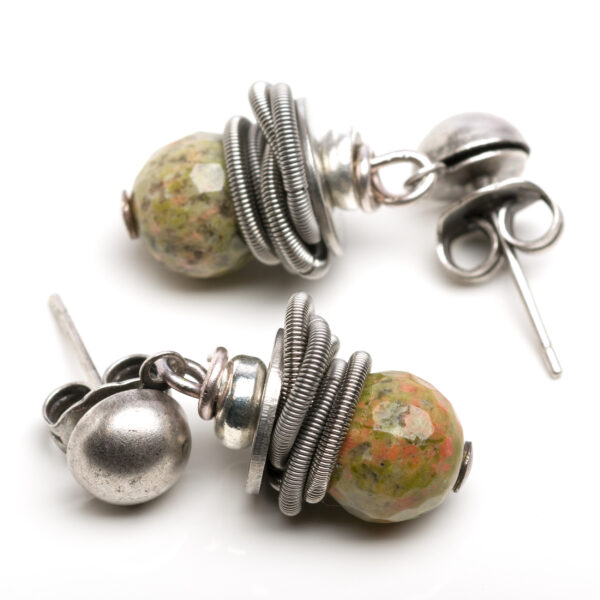 Pendenti Sfera Verde Rosato | DIEGO ZORODDU