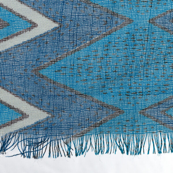 Blue Patch Scarf | DIEGO ZORODDU