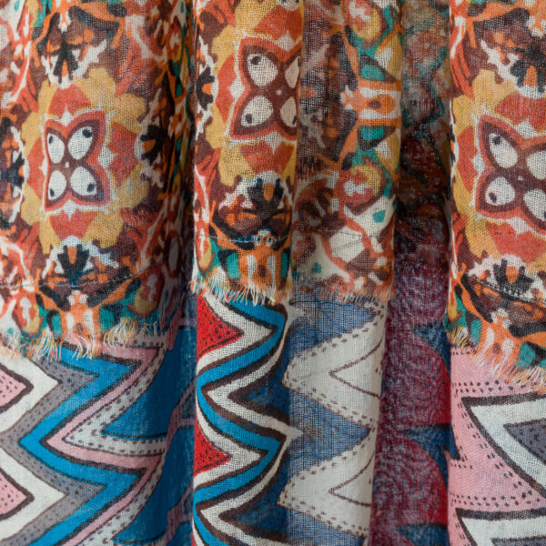 Blue Patch Scarf | DIEGO ZORODDU