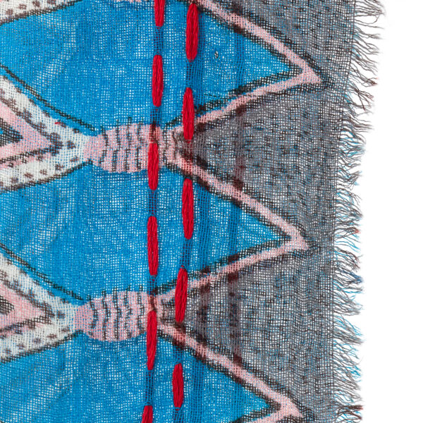 Blue Patch Scarf | DIEGO ZORODDU