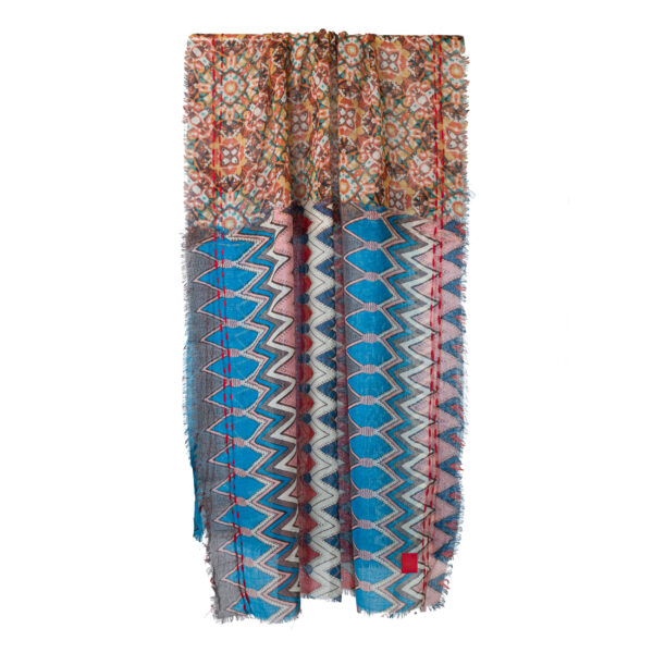 Blue Patch Scarf | DIEGO ZORODDU