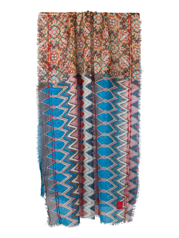 Blue Patch Scarf | DIEGO ZORODDU