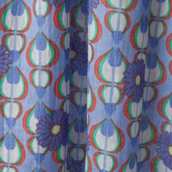 Stola Ampolle e Fiori Blu | DIEGO ZORODDU