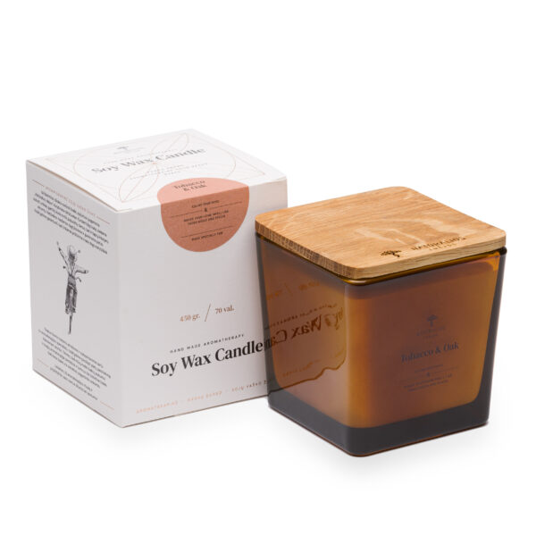 Candela Ambra in Cera di Soia 450 gr | DIEGO ZORODDU