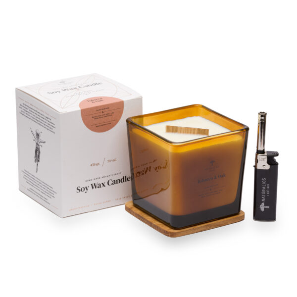 Candela Ambra in Cera di Soia 450 gr | DIEGO ZORODDU