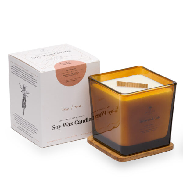 Candela Ambra in Cera di Soia 450 gr | DIEGO ZORODDU