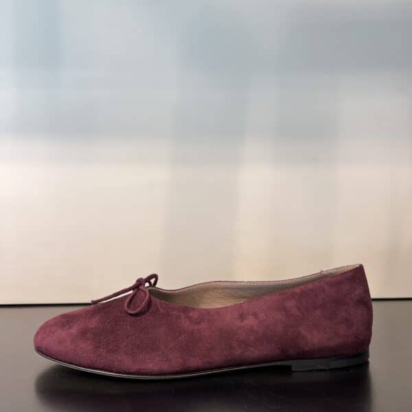 Ballerina Camoscio Bordeaux | DIEGO ZORODDU