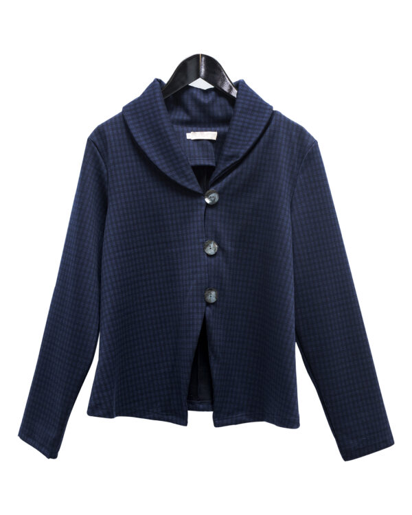 Blue Squares Jacket | DIEGO ZORODDU