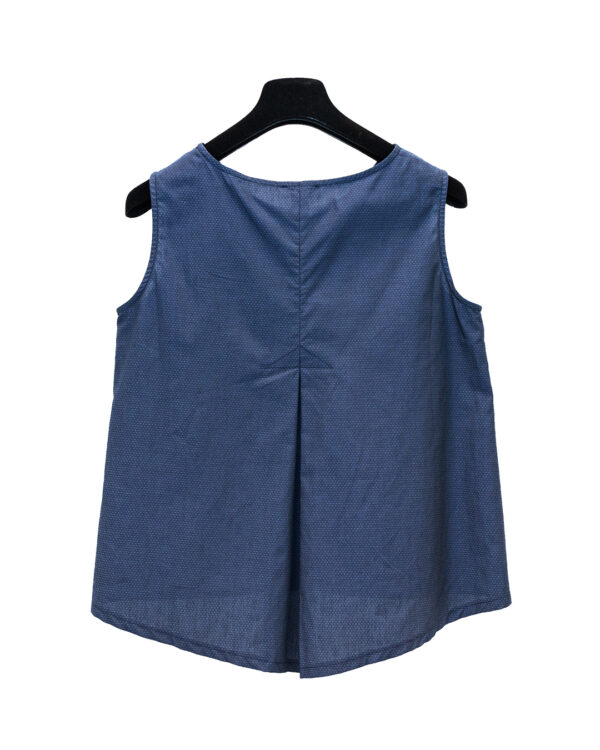 Top Puntinato Blu | DIEGO ZORODDU
