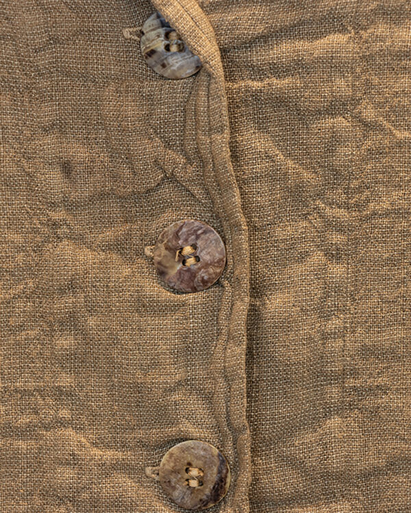 Linen Sand Jacket | DIEGO ZORODDU