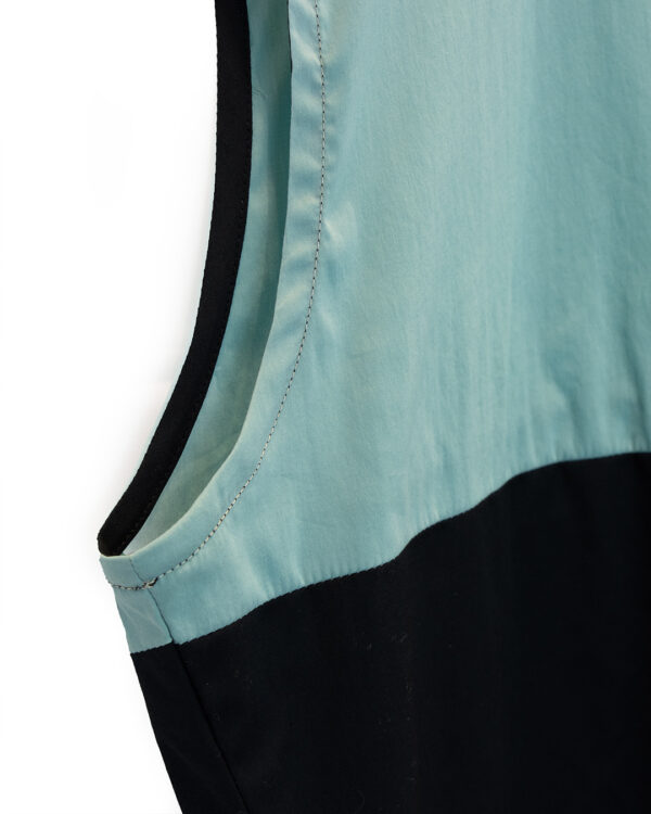 Aqua Black Blouse | DIEGO ZORODDU