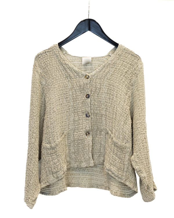 Natural Linen Jacket | DIEGO ZORODDU